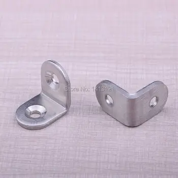 

ee shipping 20*20mm L metal corner bracket fix Shelf Support angle code furniture fitting DIY part fastener household hardware