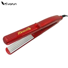 YAFUN Red Corrugated Curling Hair Chapinha Hair Straightener Crimper Fluffy Small Waves Hair Curlers Curling Irons Styling Tools