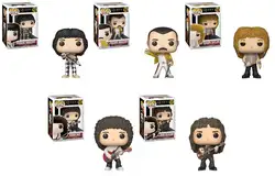 Официальный Funko pop queen-Roger Taylor, Brian May, John Deacon, Фредди Меркьюри Виниловая фигурка Коллекционная модель игрушки