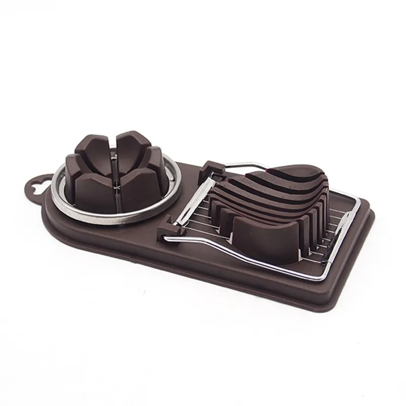 1pc Egg Cutter Stainless Steel Cutting Egg Slicers Wire Kitchen Slicing Gadgets Egg Decoration Tools Dropshipping