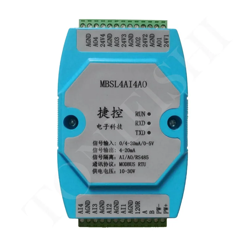 4-20мА аналоговый вход и выход RS485 модуль сбора MODBUS | Электронные компоненты
