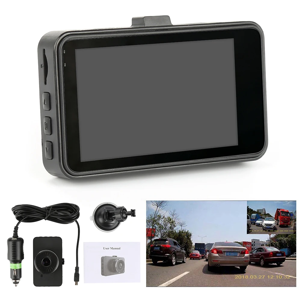 

Car DVRs Recorder Dash Cam 1080P HD 3.0" Vehicle Rear Camera Built in GPS Camcorder Night Vision Dash cam