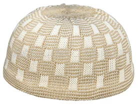 Высококачественная вязаная шапочка с черепом Kufi Topi мусульманская для молитвы
