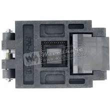 QFP44 TQFP44 FQFP44 PQFP44 FPQ-44-0.8-17 Enplas IC Тесты burn-в гнездо адаптера Программирование 0,8 мм шаг