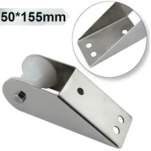 316 якорь из нержавеющей стали установки морской лодки лук якорь Ролик кронштейн 50*155 мм лук якорь с резиновый ролик яхты RV