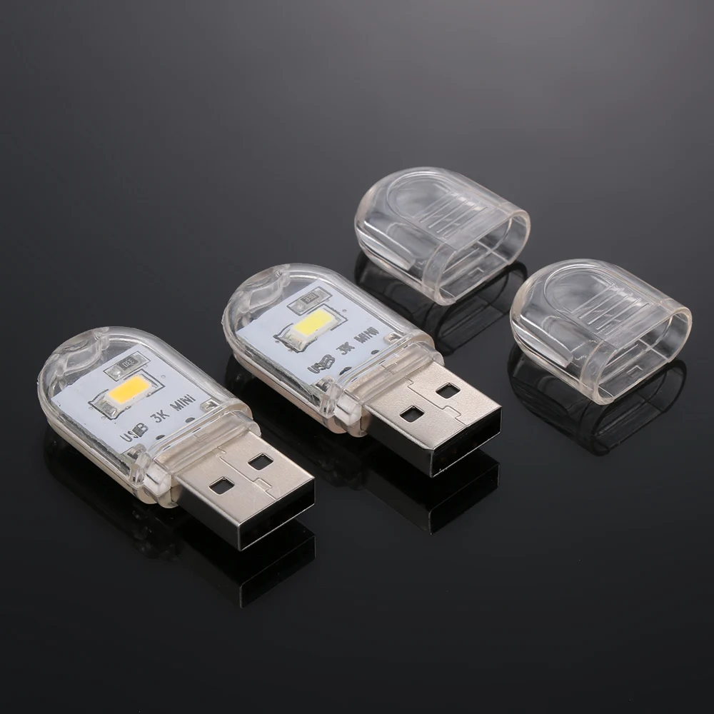 1 шт. портативный светодиодный мини светильник с USB яркая настольная лампа для