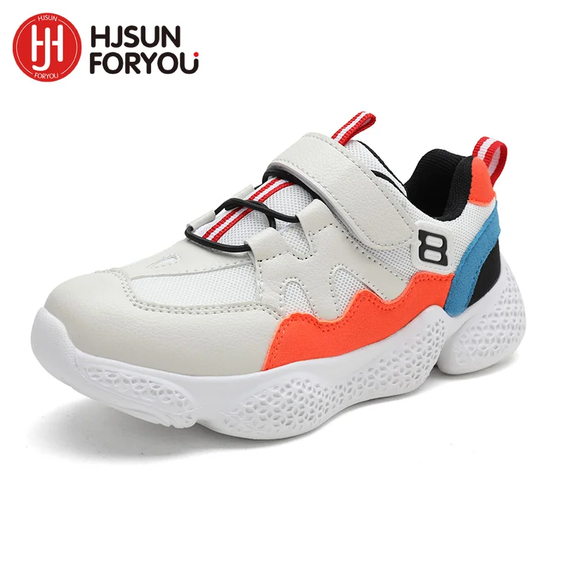 نمط جديد الأطفال أحذية الفتيان تنفس أحذية رياضية للبنات أحذية خفيفة أنيقة الاطفال عدم الانزلاق رياضية الاطفال احذية الجري