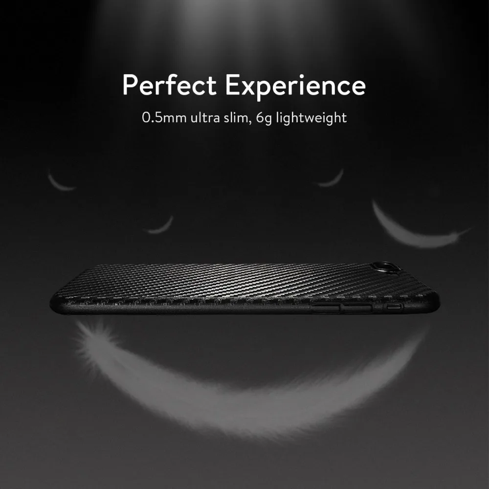 5 YIESOM Carbon Fiber Soft Silicone TPU Phone Case For iPhone X 6 6S 7 8 Plus Back Cover Coque Ultra Thin Case For iPhone X 10