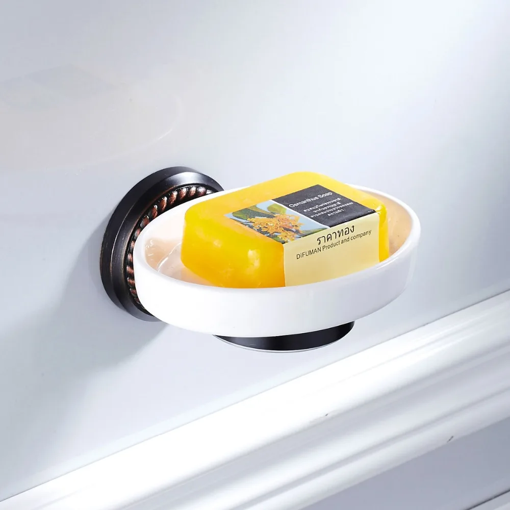 Buy Brass Black Soap Dish Wall Mounted Bathroom