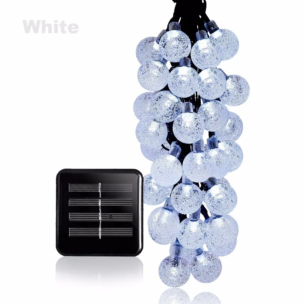 LED Crystal Ball Solar Powered Fairy Lights-3