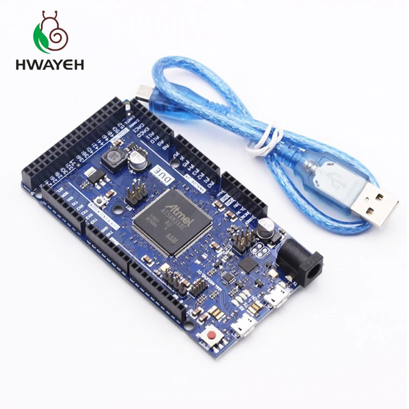 Для arduino Due 2012 R3 ARM версия Главная Управление доска SAM3X8E 32-битный ARM Cortex-M3/Mega2560 R3 Duemilanove