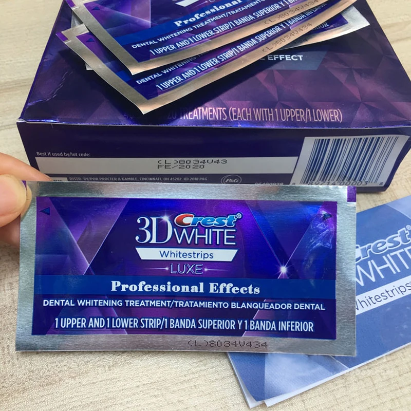 Новые VIP 3D белые полоски для отбеливания зубов