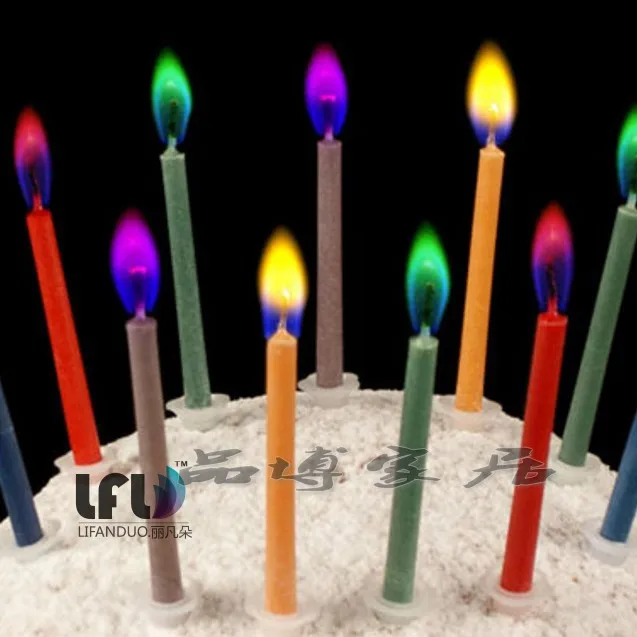 Special offer the new color creative gifts wholesale romantic candle flame birthday cake candles | Дом и сад