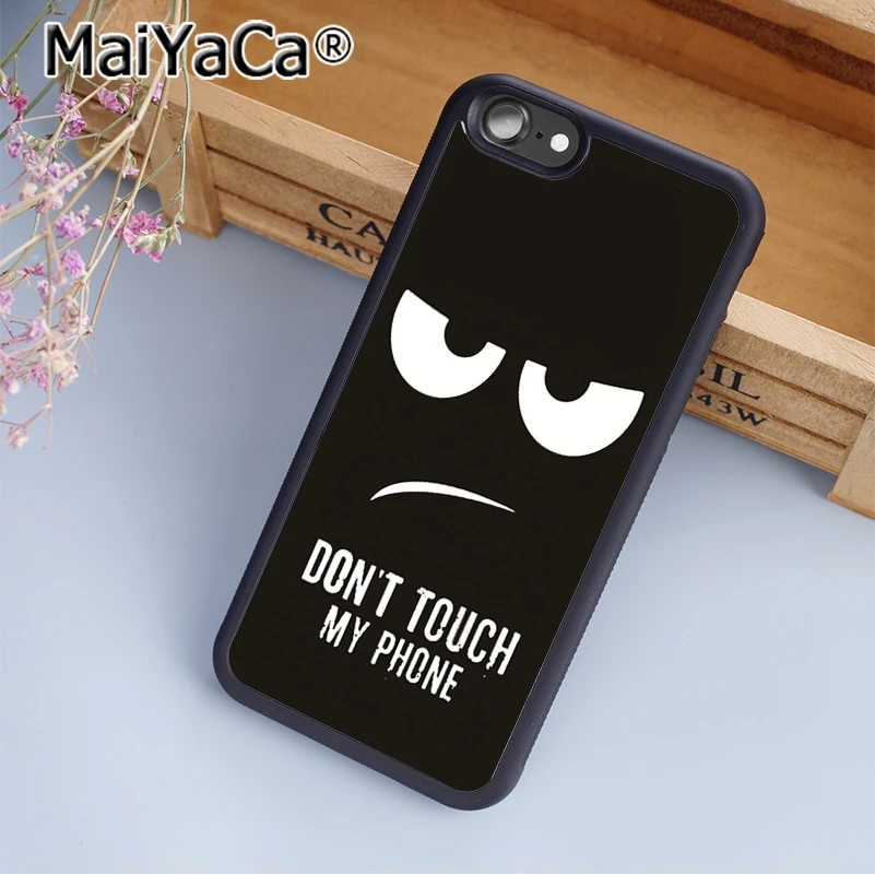 Чехол MaiYaCa dark dont touch для iPhone 5 6 s 7 8 plus 11 pro X XR XS max Samsung S6 S7 S8 S9 S10 |