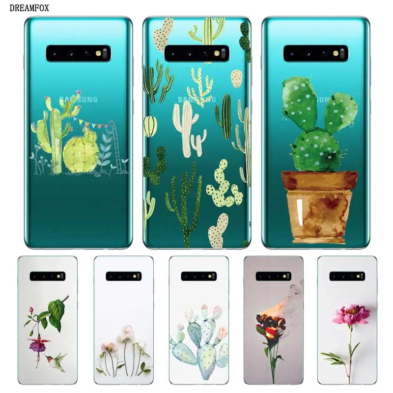 N277 кактус обои Мягкий ТПУ силиконовый чехол для Samsung Galaxy J2 J3 J4 J5 J6 J7 J8 Pro Plus Prime 2018 2017