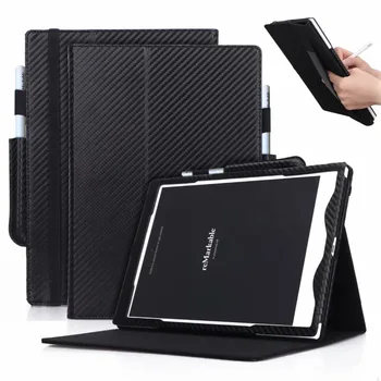 

Quality Case with Pencil Holder for ReMarkable 10.3 E-Books Smart Cover 10.1 Inch Funda Tablet PU Leather Flip Stand Hand Shell