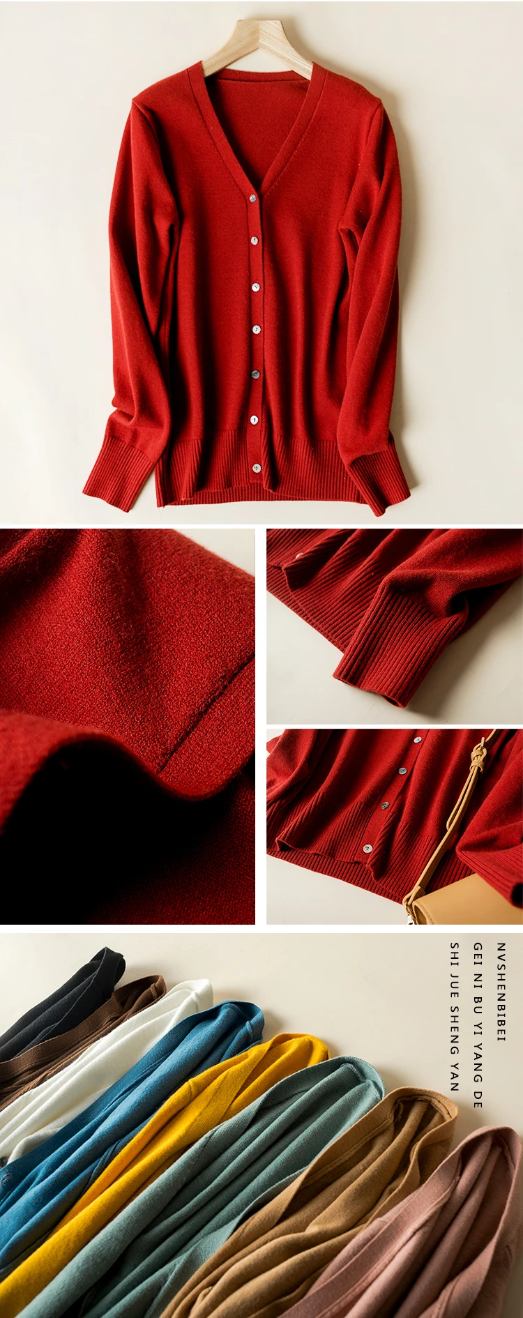 BELIARST весенний и осенний тонкий свитер женский кардиган с длинными рукавами и v-образным вырезом короткий свитер Маленькая шаль пальто рубашка