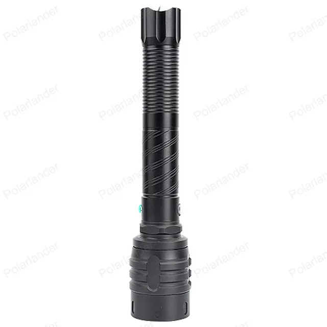 High end high speed direct charging handheld flashlight red/black