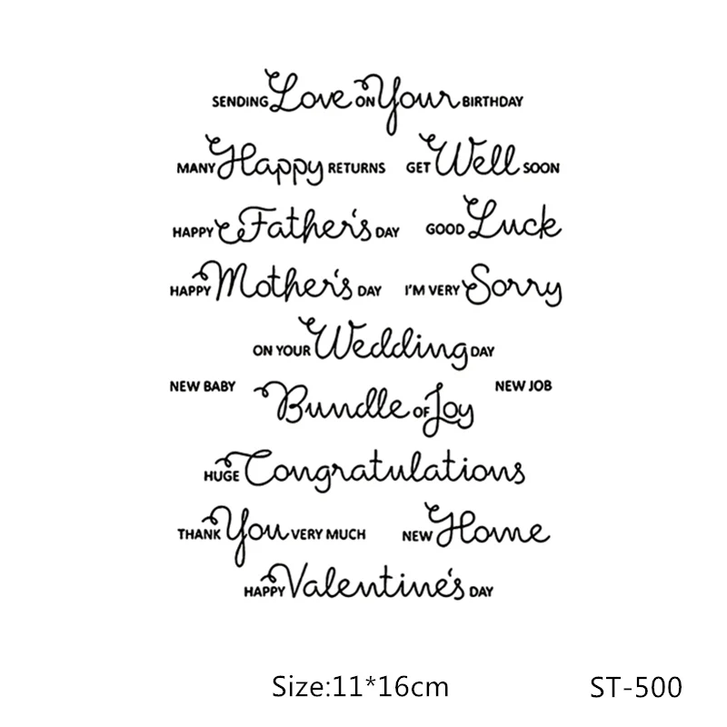 

Beautiful seal Clear Stamps/seal for DIY Scrapbooking/Card Making/Photo Album Decoration Supplies