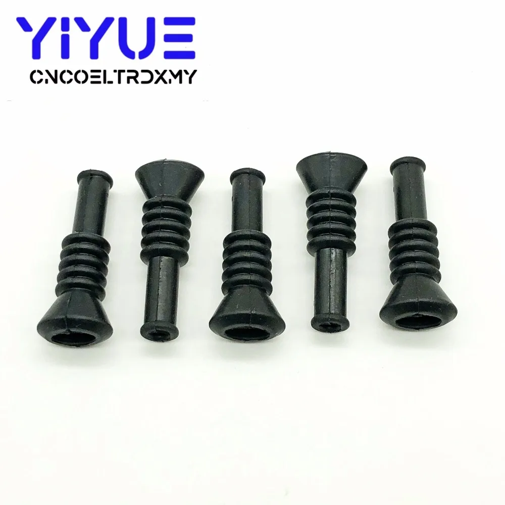 5pcs 2pin Waterproof Electrical Wire Connector Plug sheath silica gel sheath injection nozzle EV1 fuel injector connectors