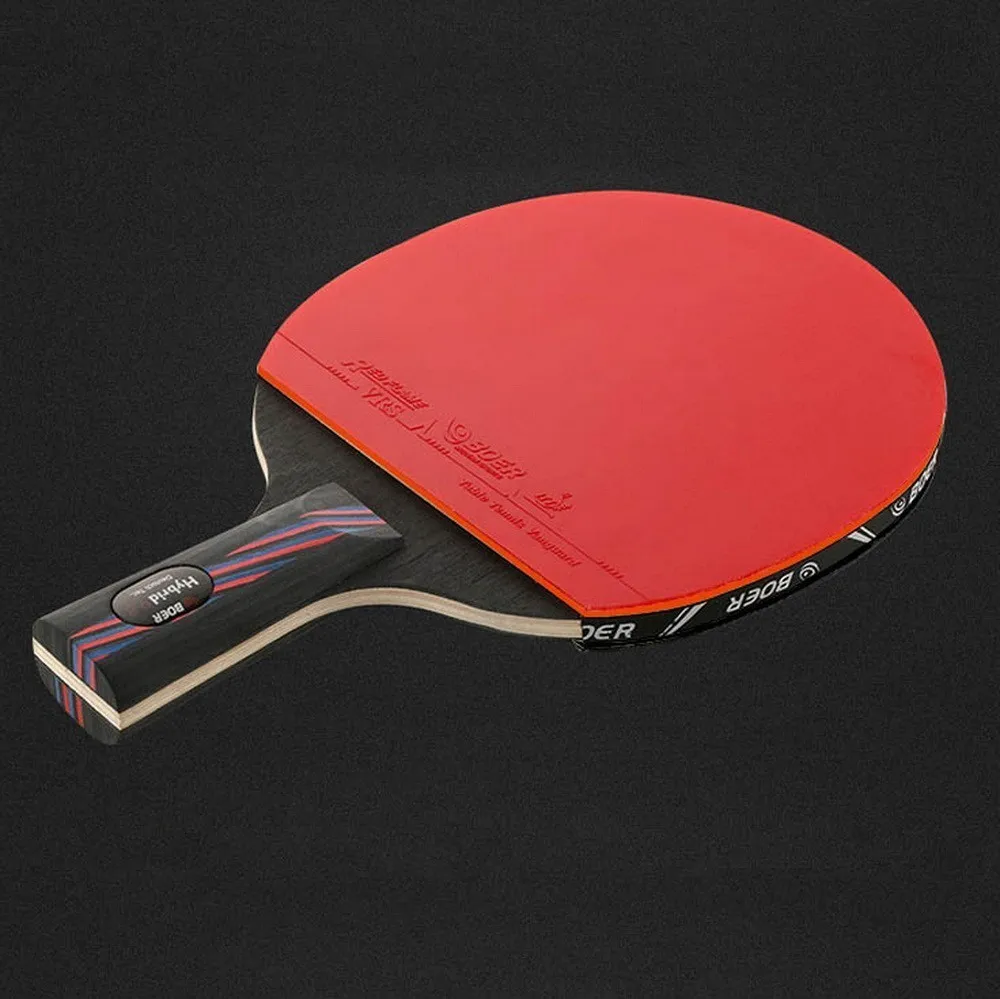 Boer red black carbon king 9.8 bottom plate table tennis racket professional training game ppq | Спорт и развлечения