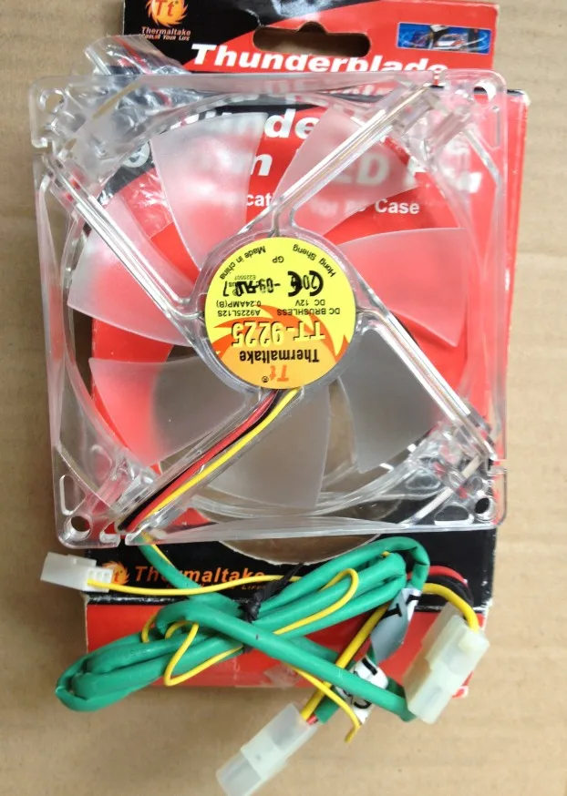 Новый светодиодный вентилятор охлаждения EVERFLOW Thermaltake 8 см вентилятор|led cooling|led