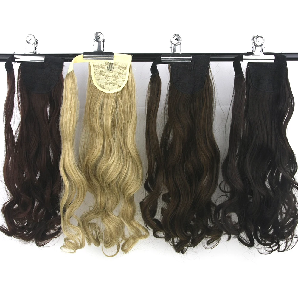 Soowee 10 Colors High Temperature Fiber Synthetic Hair Curly Hairpiece Ponytail Hair Extensions Fake Hair Pony Tail Hair Pieces Soowee 10 Colors High Temperature Fiber Synthetic Hair Curly Hairpiece Ponytail Hair Extensions Fake Hair Pony Tail Hair Pieces