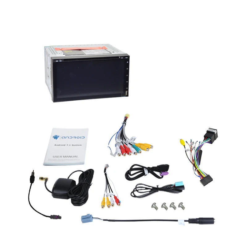 2 Din Android 9 0/9 автомобильный DVD Универсальный WIFI GPS BT OBD DAB + навигация Радио USB