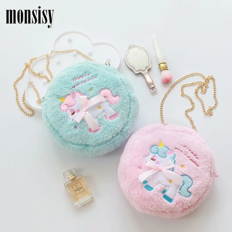 Monsisy искусственные меховые сумки для женщин 2019 женская сумочка девочек