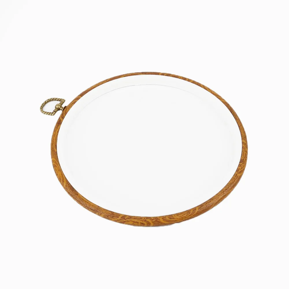 Деревянная пластиковая рамка для вышивки, кольцо-обруч, круглая петля, устройство для вышивки крестом, ручное приспособление для рукоделия, швейные инструменты