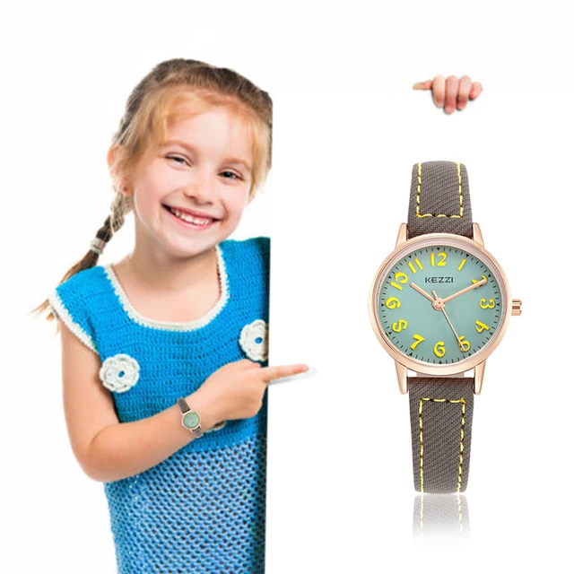 KEZZI Kids Watches Top Brand Waterproof Children Watches Quartz Leather Wristwat KEZZI Kids Watches Top Brand Waterproof Children Watches Quartz Leather Wristwat