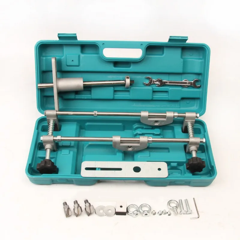 

Locksmith Woodworking Mortice Door Lock Mortiser Kit Hole Saw Opener Installation Mortising Jig Tool Hole opener Locator