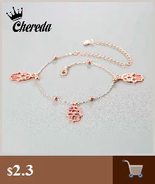 Chereda, 100 язык, розовое золото, браслеты, шарм, сказать, я люблю тебя, рука, годовщина, девушка, день рождения, цепь, браслеты