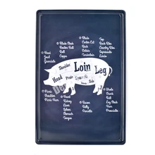 Свинья структура Винтаж тисненые металлические жестяные знаки бар ферма дома декоративные тарелки стены стикеры реклама железа Арт плакат 30*20 см