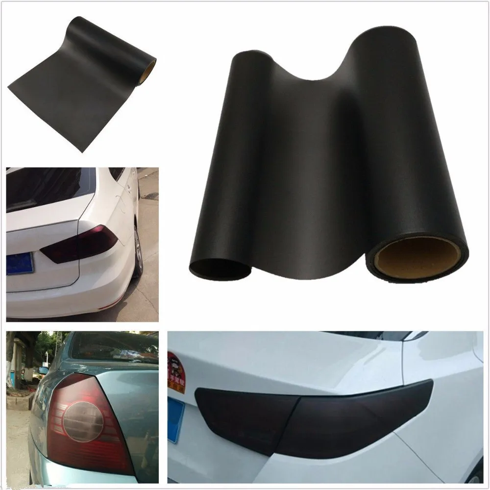 

Car DIY Scrub Matte Black Car Headlight Tail Light Tint Vinyl Film Cover Decal For Honda Civic etc