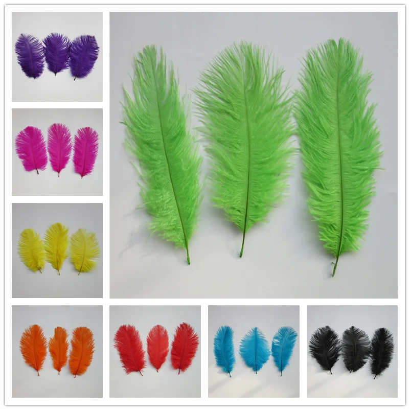 

10 Pcs 15-20CM Beautiful cheap Ostrich Feathers for DIY Jewelry Craft Making Wedding Party Decor Accessories Wedding Decoration