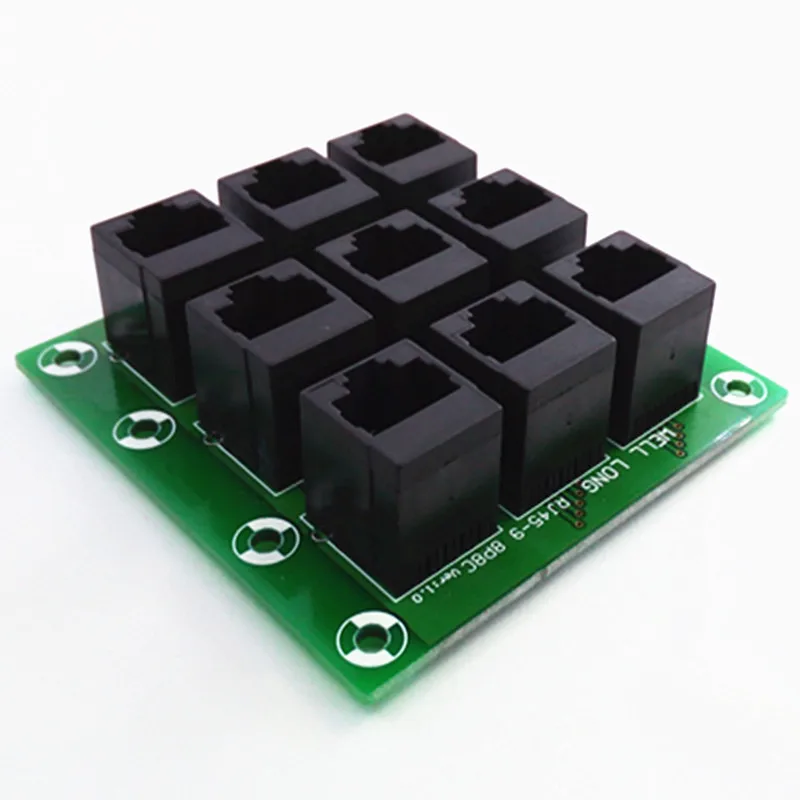 MDFLY RJ45 Breakout Board With LED Indicators – 8P8C Spring Leaf Ethernet Connector For DIY Projects 1 thumbnail image