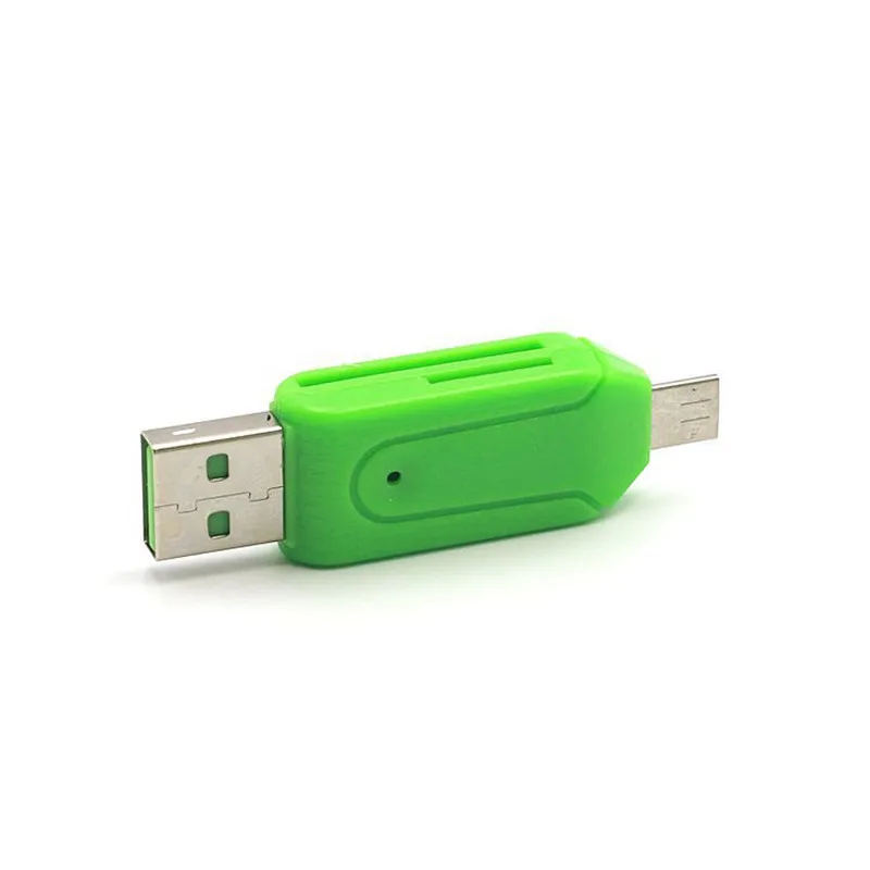 Универсальный кардридер для мобильного телефона ПК адаптер Micro USB OTG пластиковый