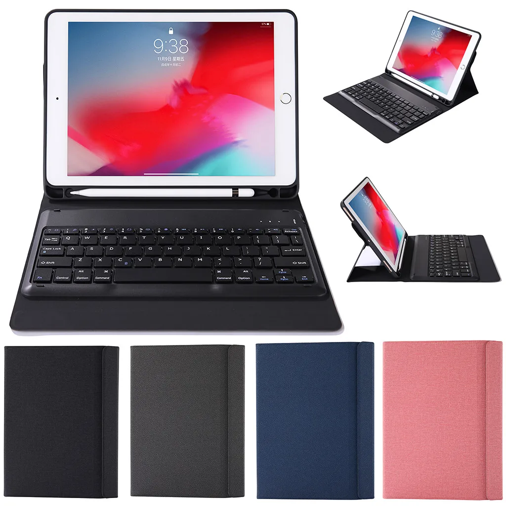 Беспроводной клавиатура для iPad Pro и iPad Air 10,5 дюймов подставка для ручки чехол + Беспроводной Bluetooth клавиатура Teclado # T08