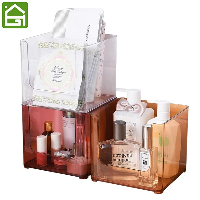 premium quality plastic makeup organizer box bathroom cosmetic storage case kitchen food container office desk sundries - Bathroom Makeup Organizers premium quality plastic makeup organizer box bathroom cosmetic storage case kitchen food container office desk sundries - Bathroom Makeup Organizers