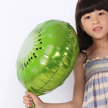 

FANTASTIC IDEA Kiwi Fruit Balloon, Cartoon Foil BirthdayParty Air Traveler Balloon Baby Toys Holiday Party Decorations FI-03