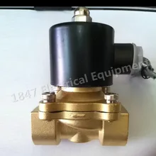 2W200-20 Электрический электромагнитный клапан Вода Воздух N/C 220 В AC 3/" вариант DC12V, DC24V или AC110V