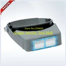 Goldsmith инструмент ювелирные изделия инструменты увеличительные лампы 2.5X голова-носовая Лупа Ювелирная Лупа продвижение