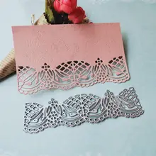 Scrapbook Greeting Card Decor Lace Hollow Frame Metal Cutting Dies Stencil Frame DIY Photo Album Decorative Embossing Template