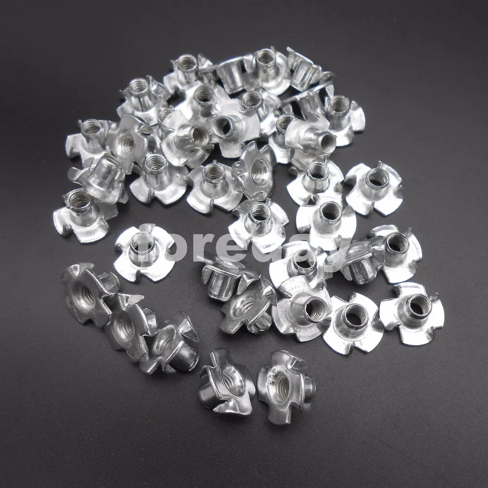 Buy 100PCS X NEW Galvanized Steel T nut speaker Four
