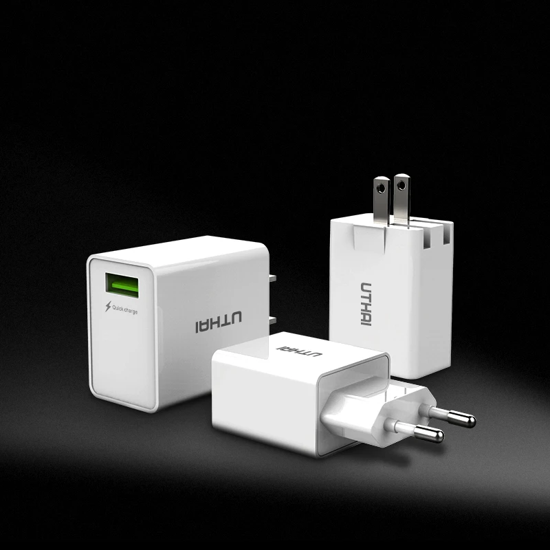 USB зарядное устройство UTHAI 24 Вт быстрая зарядка 3 0 мобильный телефон для iPhone