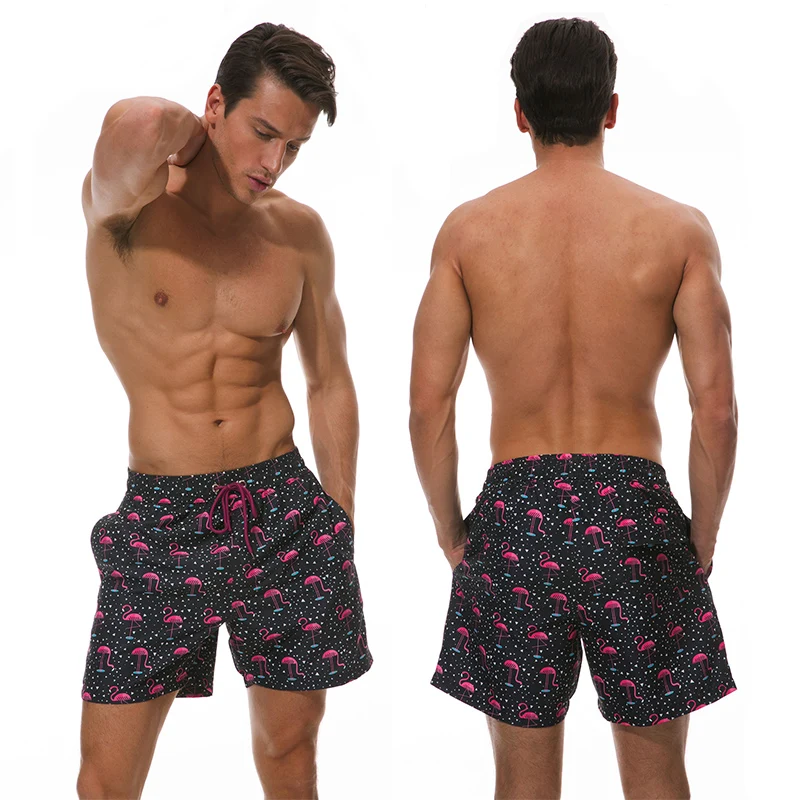 Бренд Escatch, быстросохнущие мужские пляжные шорты, одежда для плавания, мужские спортивные Бермуды, летний купальный костюм для серфинга, мужские плавки