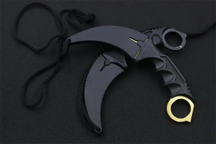 CS GO Karambit нож в стиле игры "Counter-Strike" ножи выживания нож для охоты и кемпинга ganzo складной нож Navajas