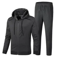 Брендовый спортивный костюм, мужские комплекты, Модный осенне-весенний спортивный костюм, повседневные толстовки, спортивные костюмы, хлопковый комплект из двух предметов