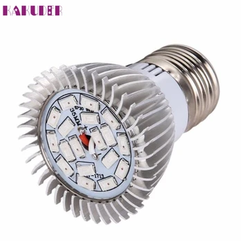 

High Quality 18 LED E27 Grow Light Lamp Veg Flower Indoor Hydroponic Plant Full Spectrum 18W
